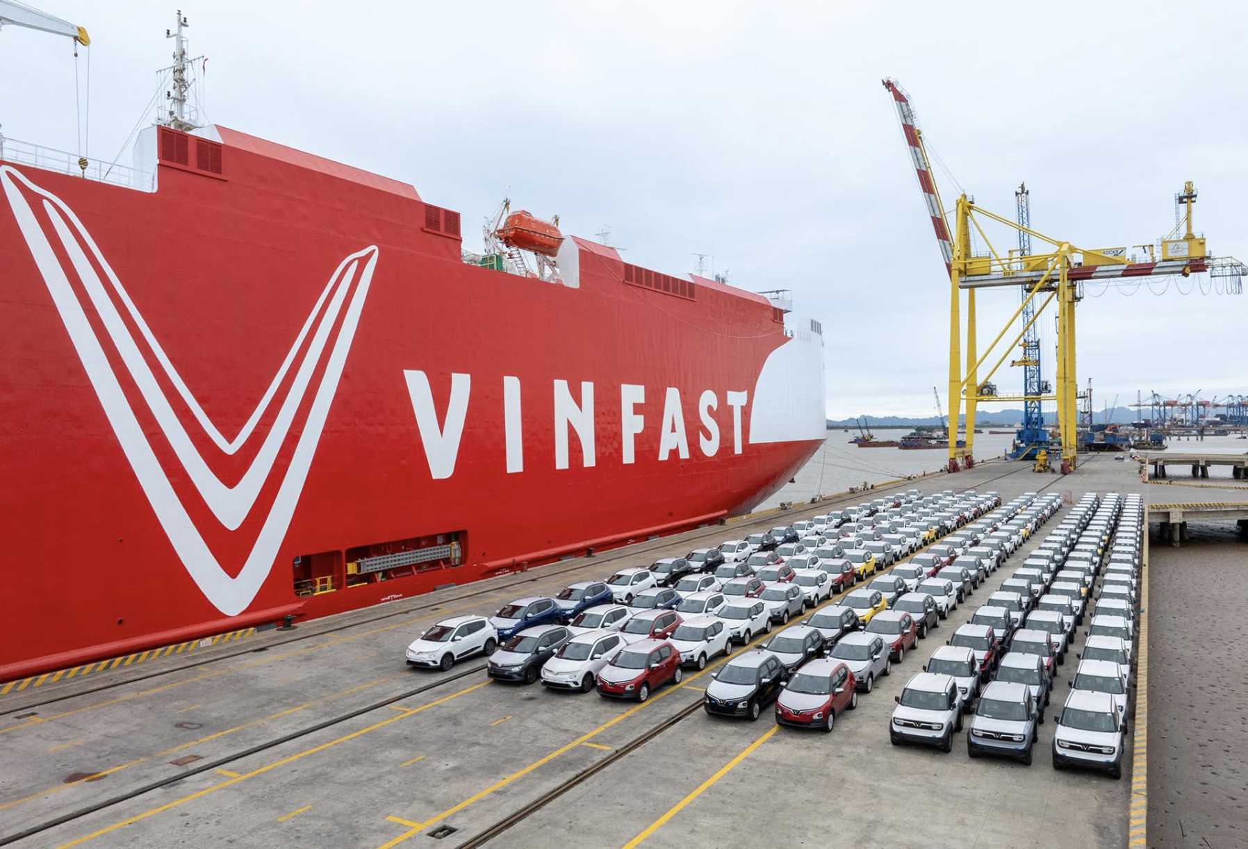 Vinfast exports 2,500 electric cars to Indonesia