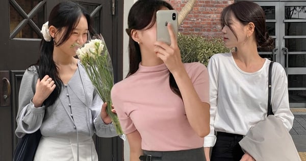 Besides shirts, Korean women also wear these 4 youthful shirt styles to work.