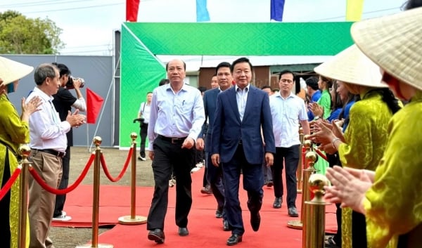 Deputy Prime Minister Tran Hong Ha attended the groundbreaking ceremony of the 313-hectare industrial park in Dak Lak.