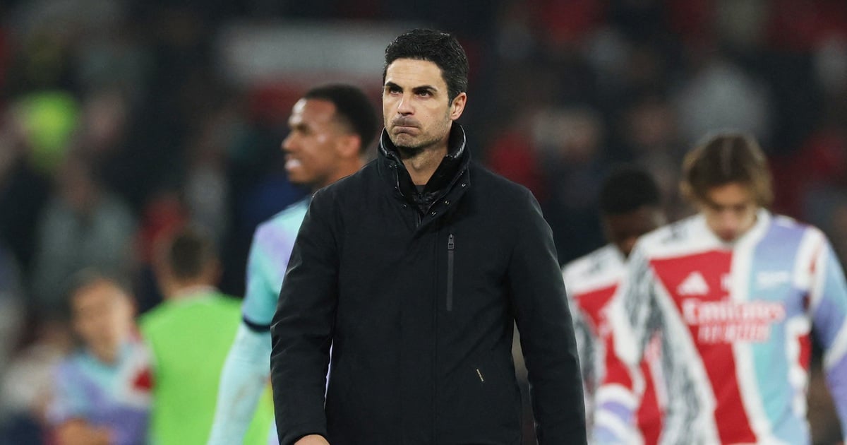 Coach Arteta's surprising reaction to the championship race with Liverpool