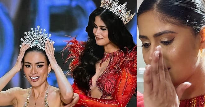 Lágrimas de la reina de belleza