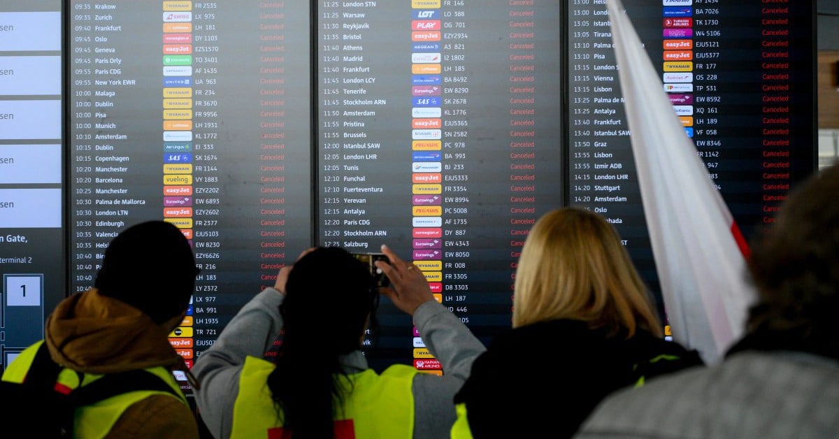 Strike in Germany, 3,400 flights canceled