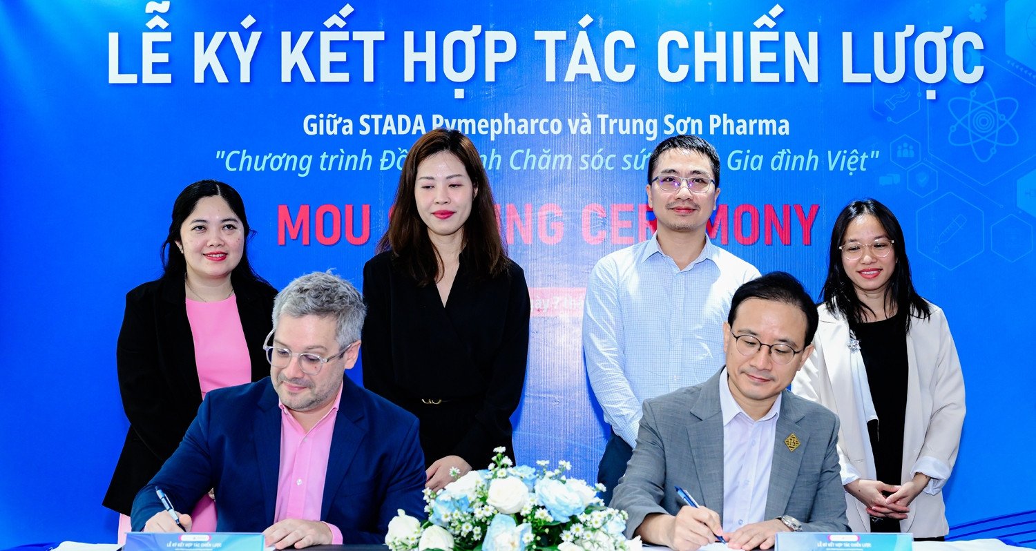 STADA Pymepharco y Trung Son Pharma firman una cooperación estratégica integral