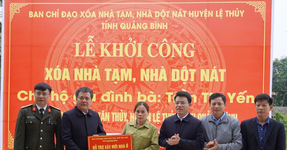 Quang Binh joins hands to eliminate temporary and dilapidated houses