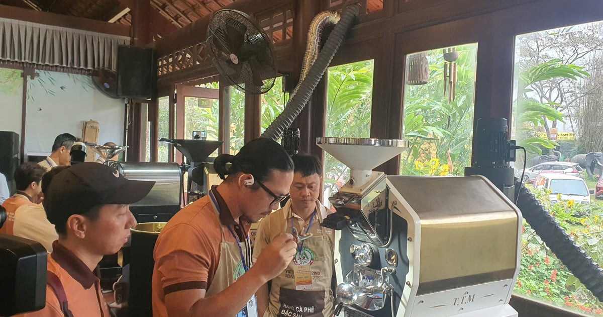 Spannender vietnamesischer Spezialitätenkaffeeröstwettbewerb 2025