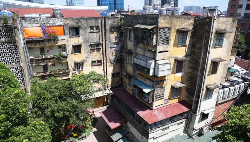 Hanoi estudia opciones de planificación para tres complejos de apartamentos antiguos: Thanh Cong, Giang Vo y Ngoc Khanh