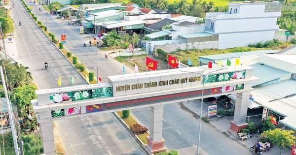 Chau Thanh district, Long An province meets advanced new rural standards