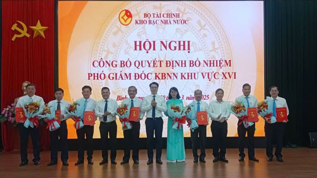 Kho bạc Nhà nước khu vực XVI có 8 Phó Giám đốc