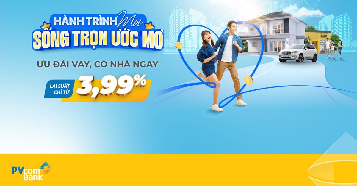 PVcomBank ưu đãi với lãi suất chưa đến 4%/năm