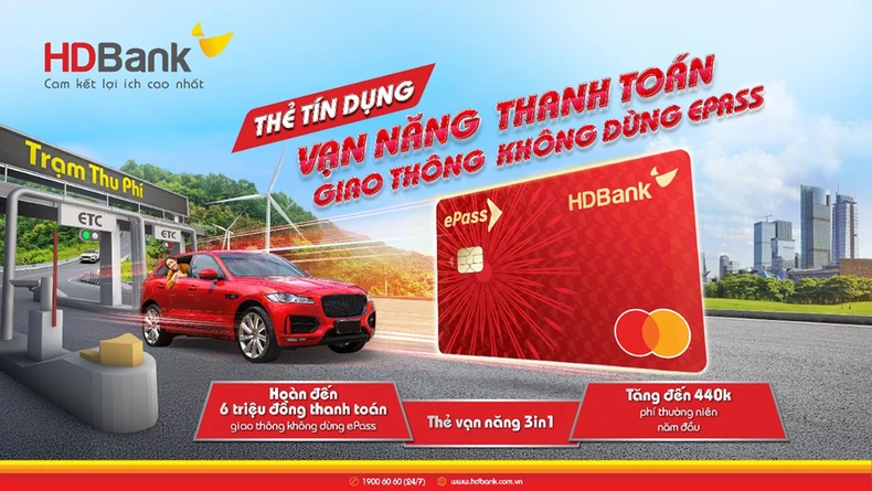 HDBank ePass 3in1 - Universal card for car owners in the digital age