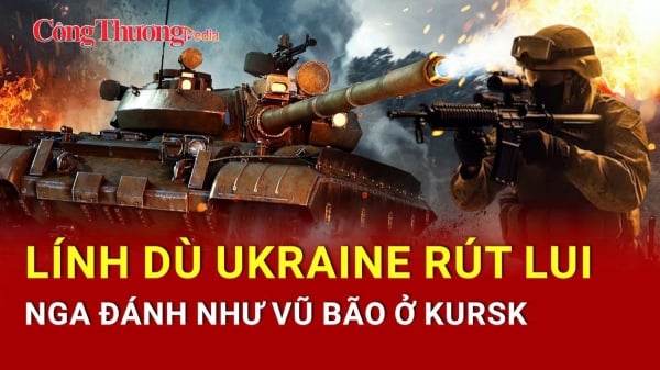 Lính dù Ukraine rút lui ở Kursk