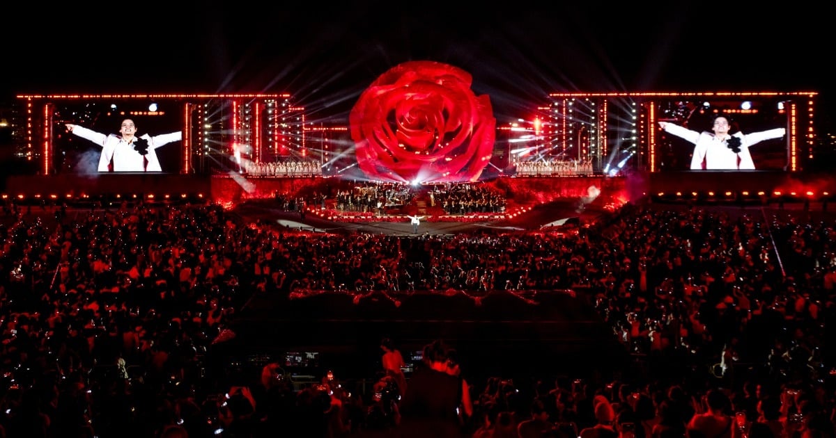 The Global City welcomes nearly 30,000 spectators at the live concert "Sketch A Rose"