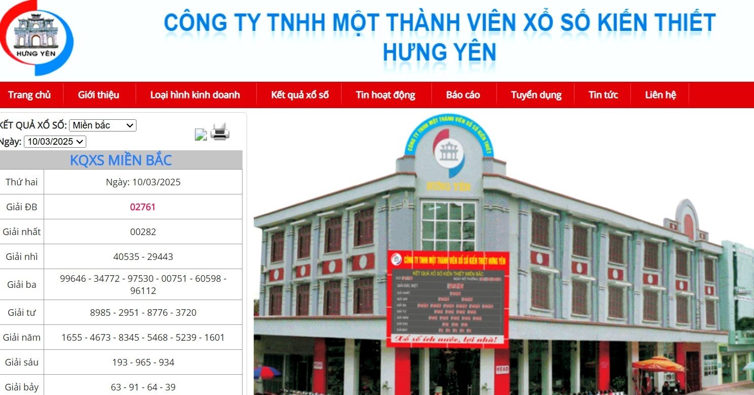 Inspektor des Finanzministeriums: Hung Yen Lottery Company erleidet schwere Verluste