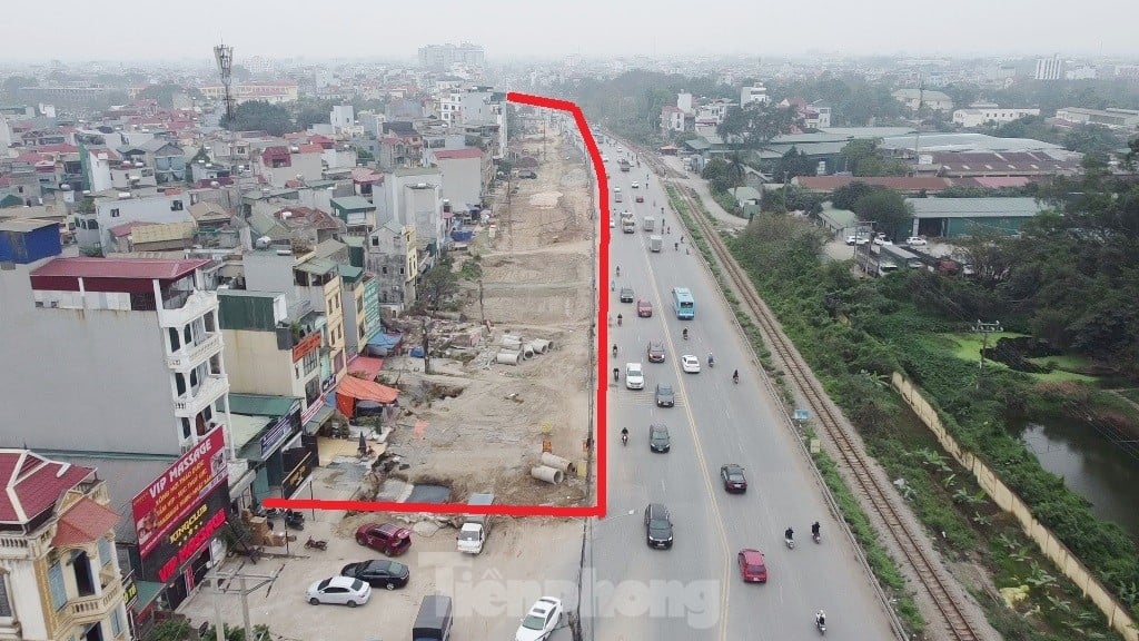 Cải tạo 4,8 km đường cửa ngõ Hà Nội 15 năm chưa xong ảnh 1