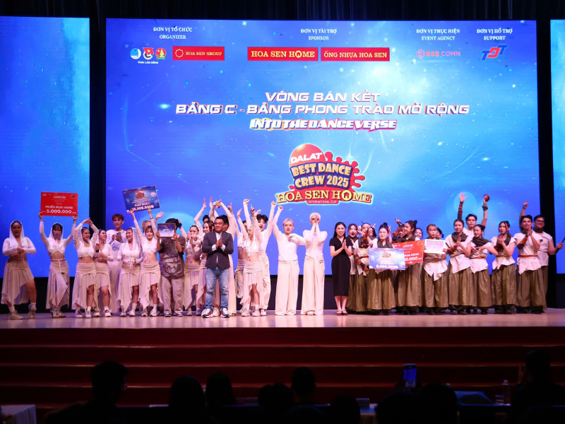 Se revelan los primeros 5 grupos de baile que competirán en las finales de Dalat Best Dance Crew 2025 - Hoa Sen Home International Cup