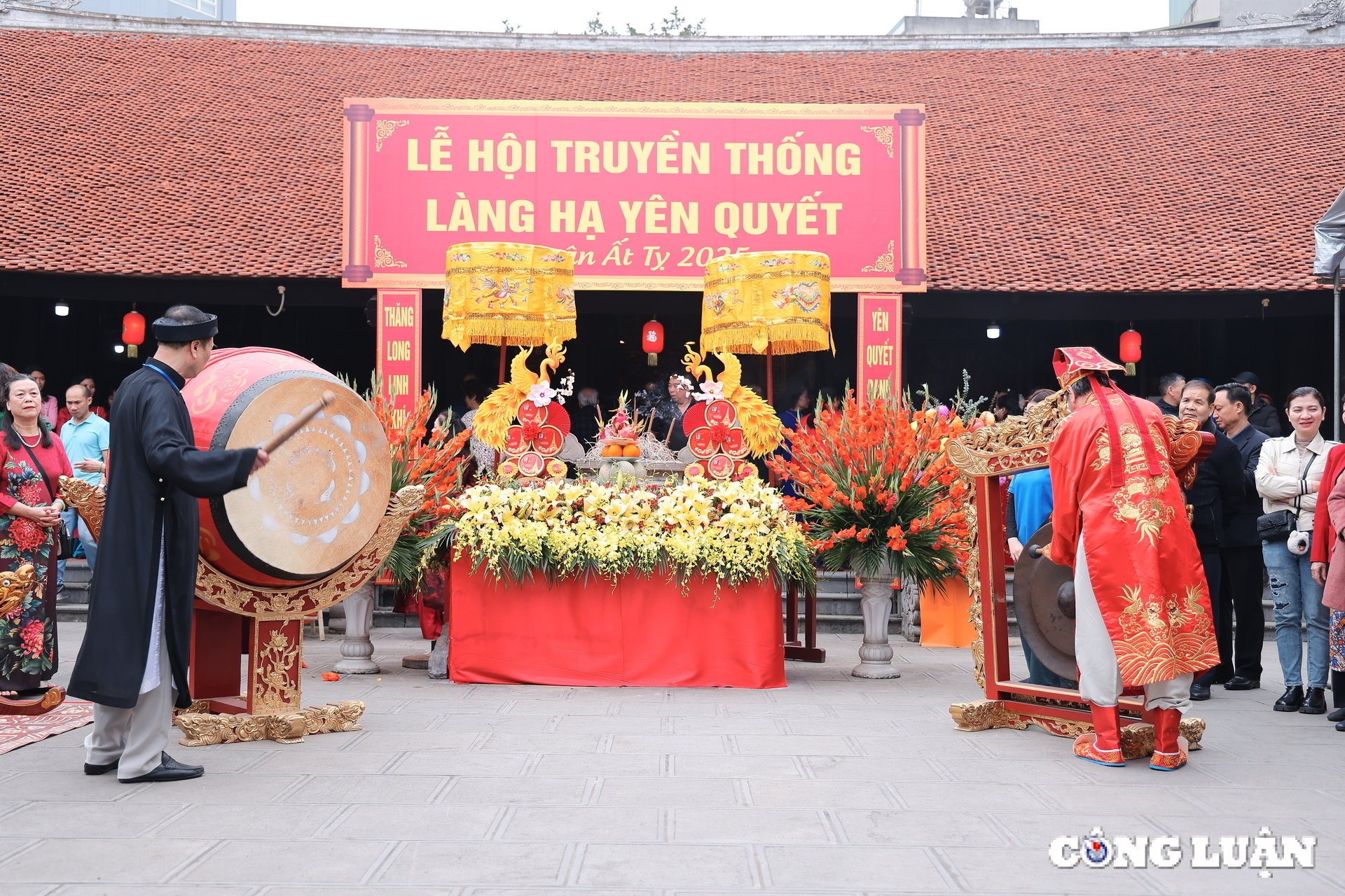 ពិធីបុណ្យប្រពៃណីពិសេស Dinh Ha Yen Quyet Phuong Yen Hoa រូបភាព ១