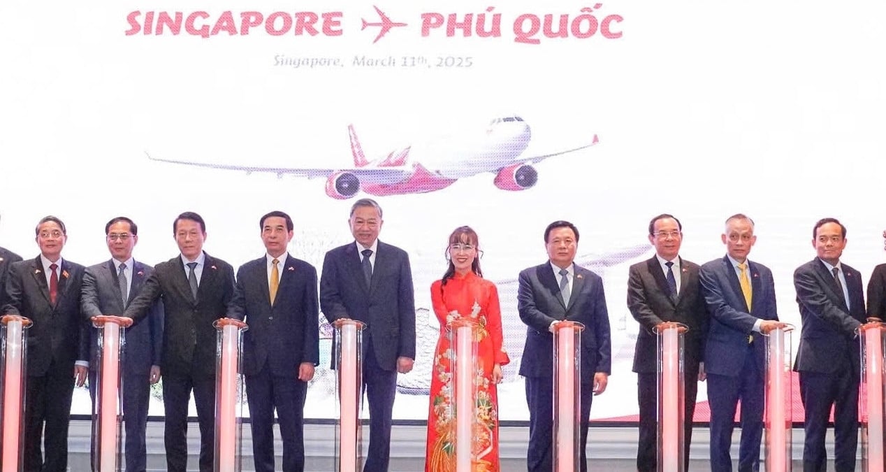 Vietjet abre una ruta de vuelo directo entre Singapur y Phu Quoc