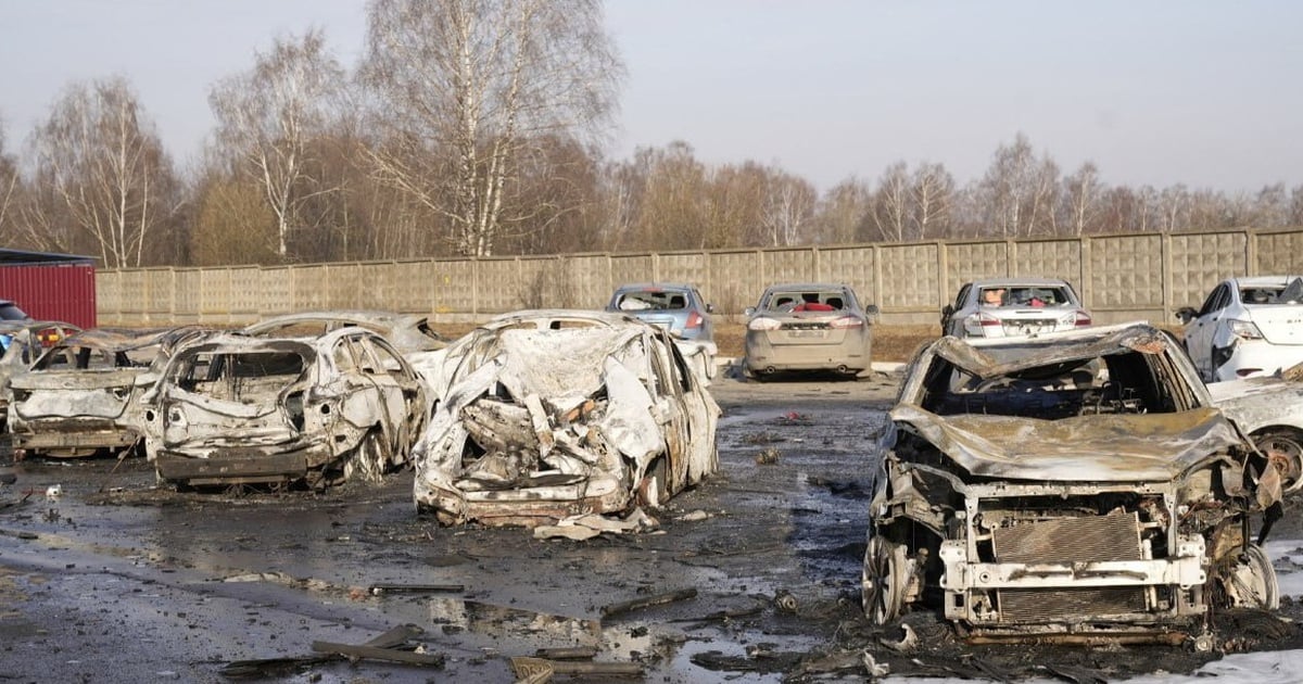 Die Ukraine überfiel in einer Nacht zehn russische Provinzen