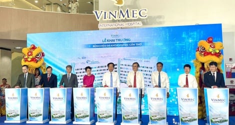 พิธีเปิดโรงพยาบาลทั่วไป Vinmec Can Tho