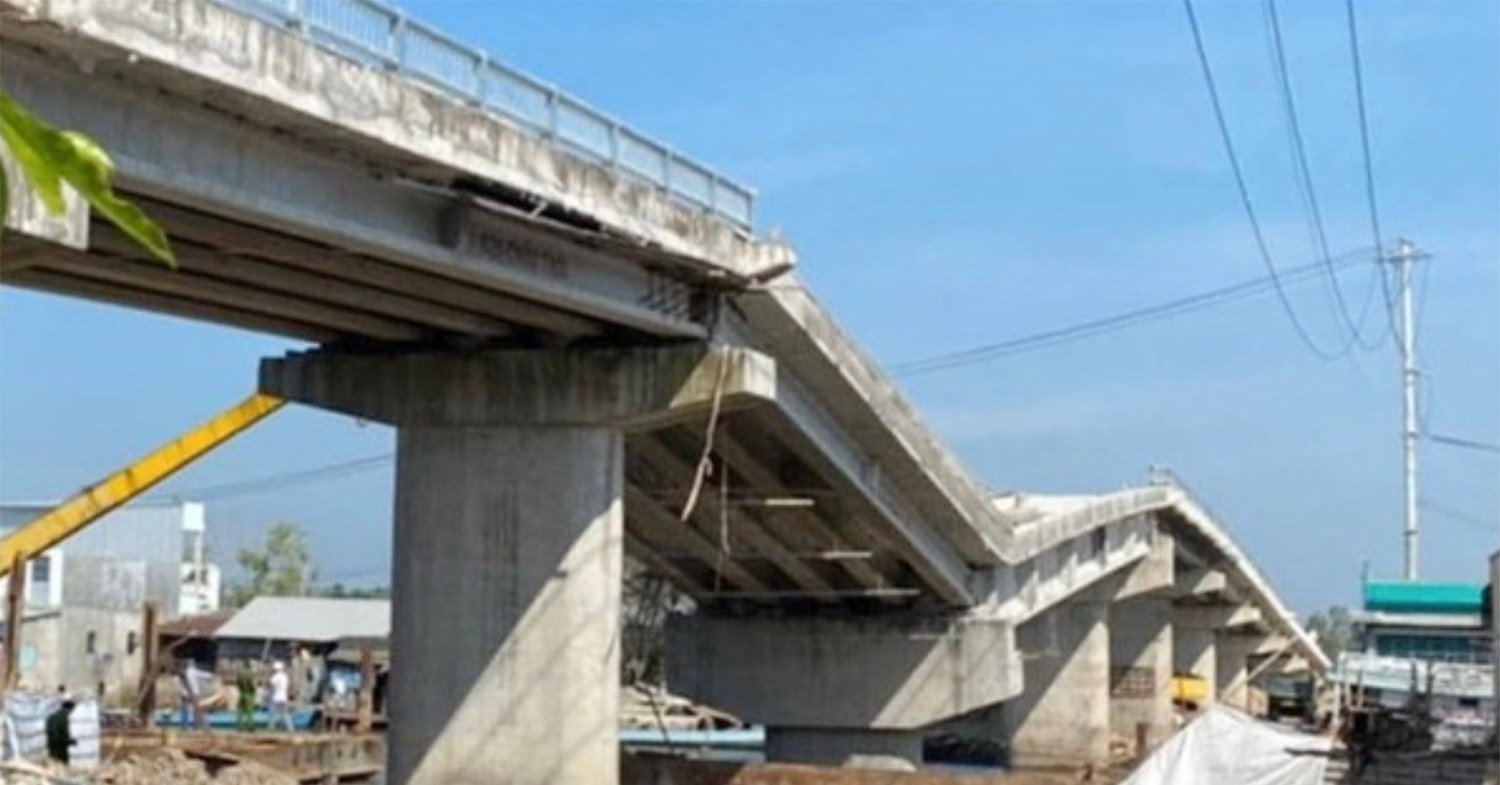 Ca Mau annonce la cause de l'effondrement du pont Cai Doi Vam