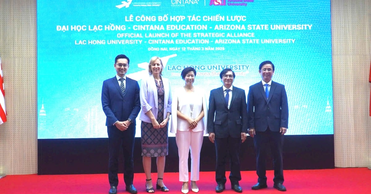 Lac Hong University has strategic cooperation with Arizona State University, USA