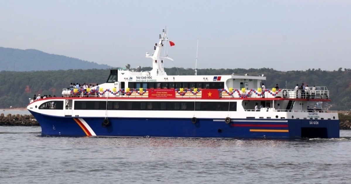 À partir du 28 mars, des bateaux à grande vitesse prendront en charge les passagers du centre de Ho Chi Minh-Ville jusqu'à Con Dao.