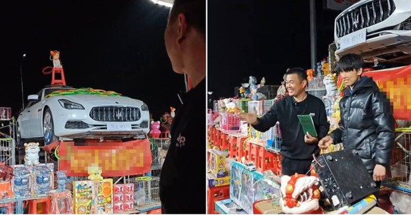 Playing ring toss, man wins 5.9 billion VND car