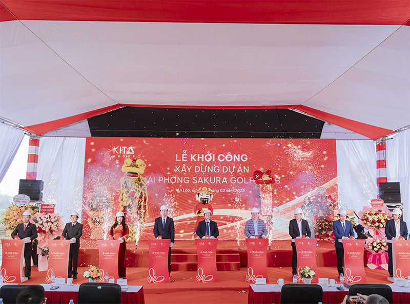 Hai Phong Sakura Golf Club Project Groundbreaking: Opening Up Sophisticated Style