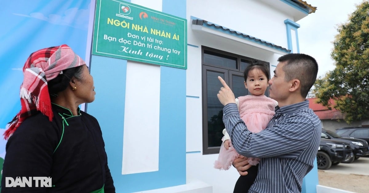 Die Zeitung Dan Tri eröffnete sieben Wohltätigkeitshäuser in der Provinz Lao Cai