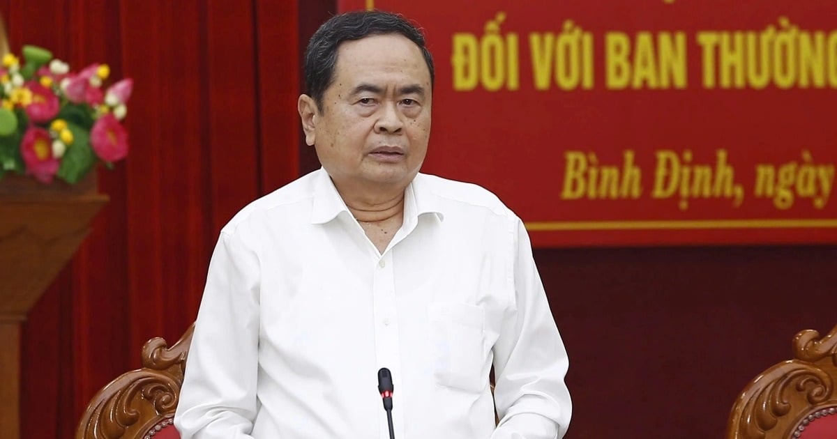 National Assembly Chairman: Binh Dinh needs to be bold and impartial in restructuring the apparatus