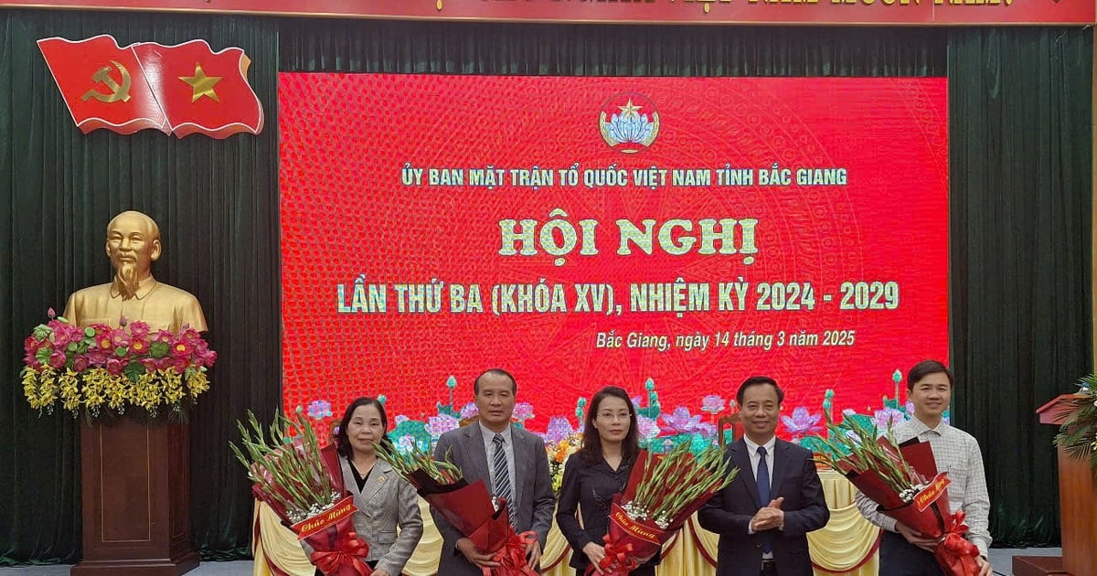 Vietnam Fatherland Front Committee of Bac Giang province has a new Vice Chairman