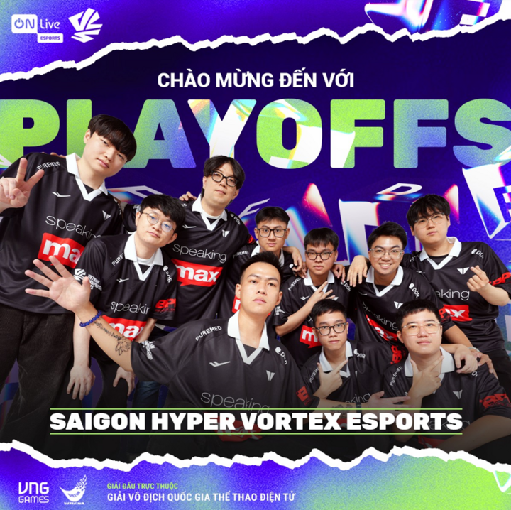 "Hyper Vortex eSports" tiến vào vòng playoffs. (Nguồn: Onlive VCS 2025)