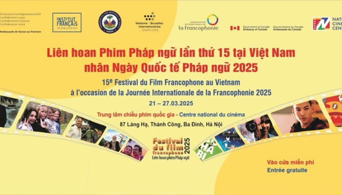 Chiếu miễn phí Liên hoan phim Pháp ngữ lần thứ 15