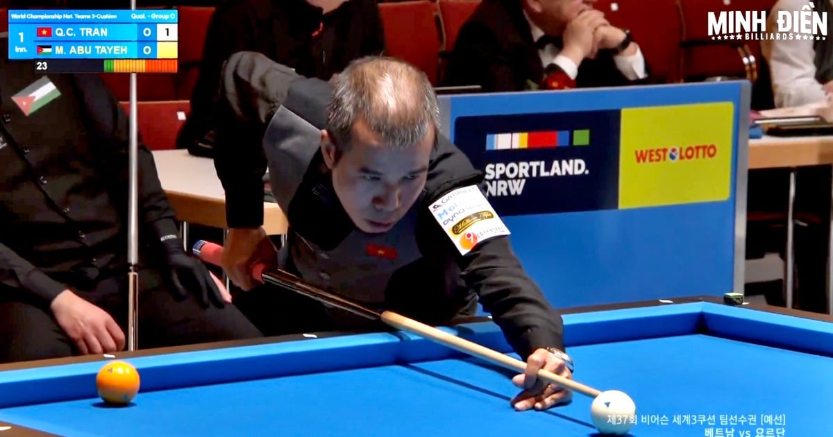 Vietnam Billiards ranked first in the table