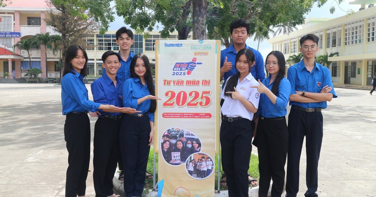 Exam season consulting comes to 2 special lands in Binh Dinh and Phu Yen