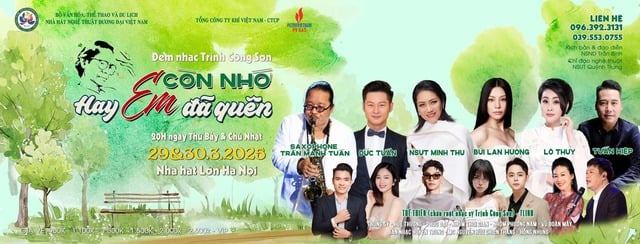 Đêm nhạc "Em còn nhớ hay em đã quên" tưởng nhớ 24 năm ngày mất của nhạc sỹ Trịnh Công Sơn - Ảnh 1.