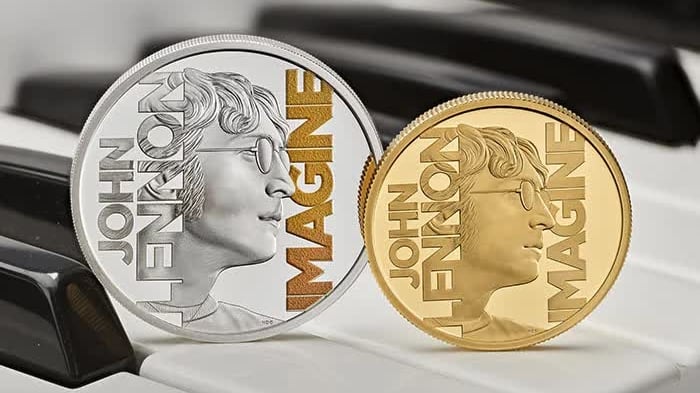 Legendary John Lennon honored on special coin of British Royal Family