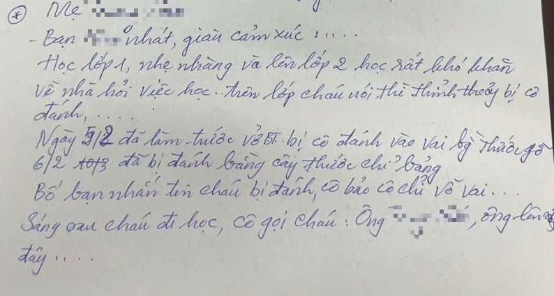 Cô giáo bị tố đánh, xưng 