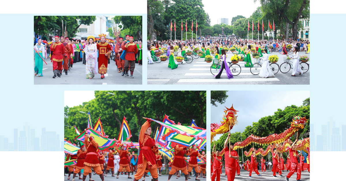 Aufbau von Hanoi als Zentrum der Konvergenz und kulturellen Kristallisation des ganzen Landes