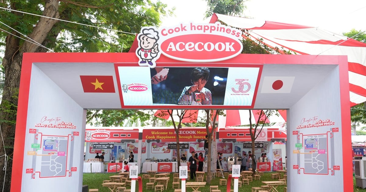 Acecook Vietnam bringt eine Botschaft zum 30. Jahrestag zum 10. Vietnam-Japan-Festival