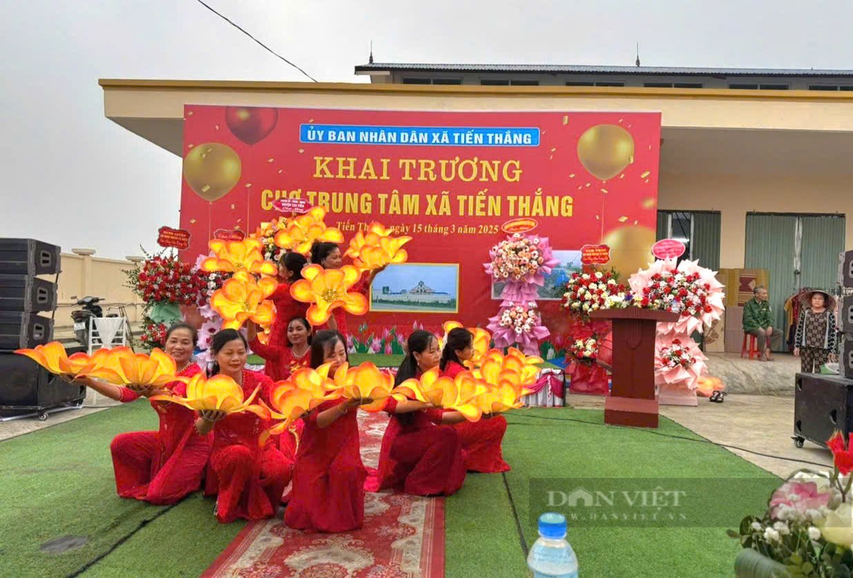 Khai trương chợ trung tâm của một xã ở Ninh Bình sau 9  bỏ hoang- Ảnh 2.