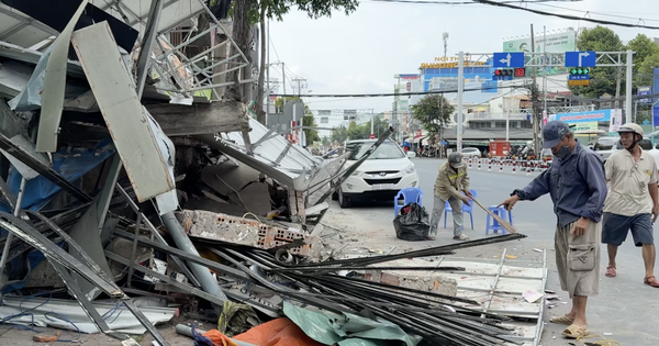 3.5m high wall collapsed during house demolition, 1 person injured