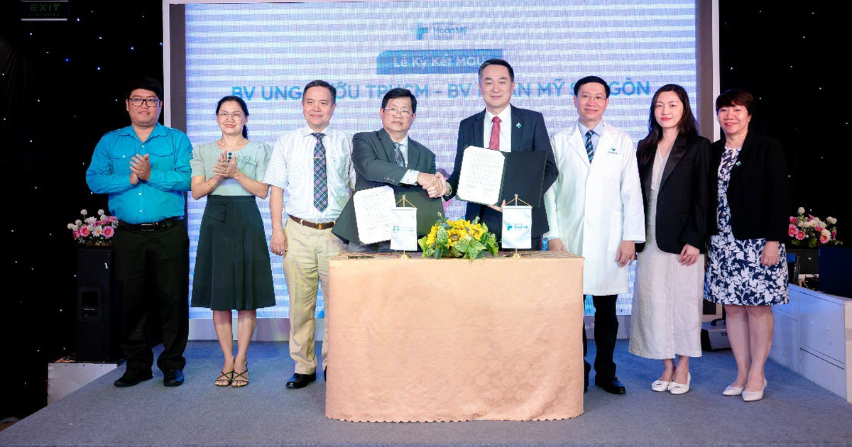 Ho Chi Minh City Oncology Hospital and Hoan My Saigon Hospital cooperate in cancer treatment