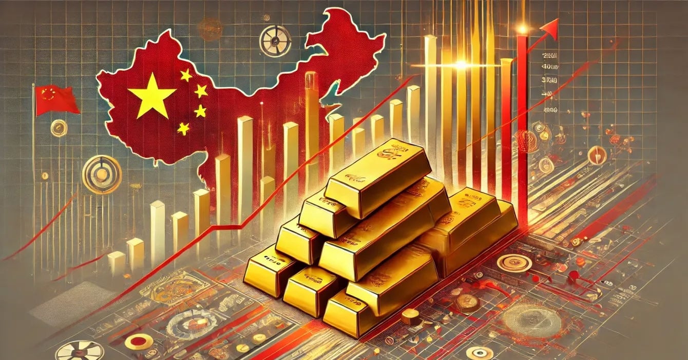 Récord de dinero invertido en oro en China, el precio del oro se dispara por encima de los 3.000 dólares la onza