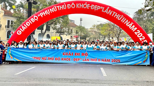 Capital women walk for peace and development