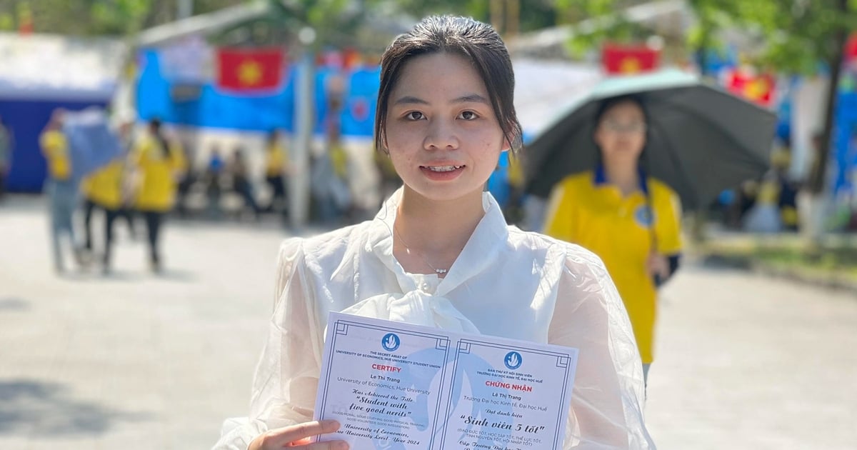 Having to stop studying due to poverty, female economics student becomes '5 Good Students'