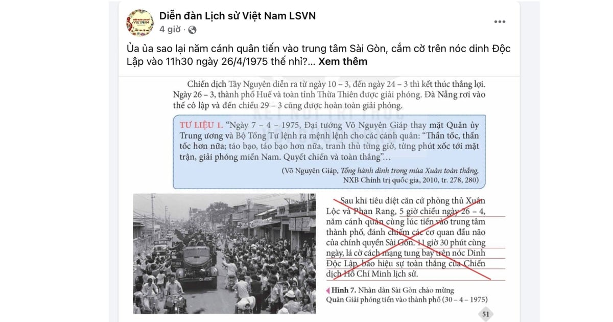 Cảnh giác với thông tin sai lệch về nội dung sách giáo khoa