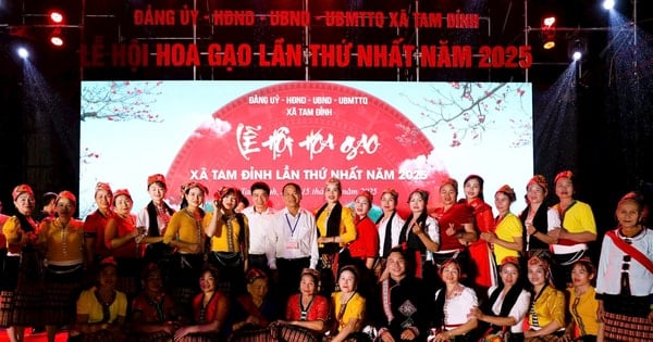 Festival Hoa Gao en la comuna de Tam Dinh (distrito de Anh Son) 2025 NUEVO DESTINO TURÍSTICO EN LA REGIÓN OCCIDENTAL DE NGHE AN