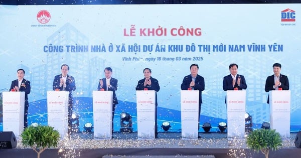 Prime Minister attends groundbreaking ceremony of 7,000 billion VND social housing project