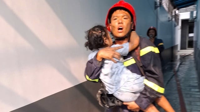 Ho Chi Minh City: 5-storey hotel fire, 6 people rescued by police